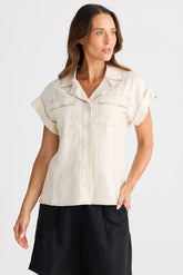 Portia Shirt - Natural